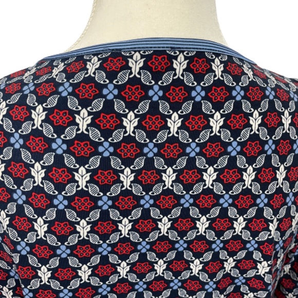 Max Studios Small Dress  Red White Blue Patriotic Print Stretch shoulder… - Picture 5 of 7